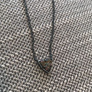 Black iridescent Kendra Scott necklace